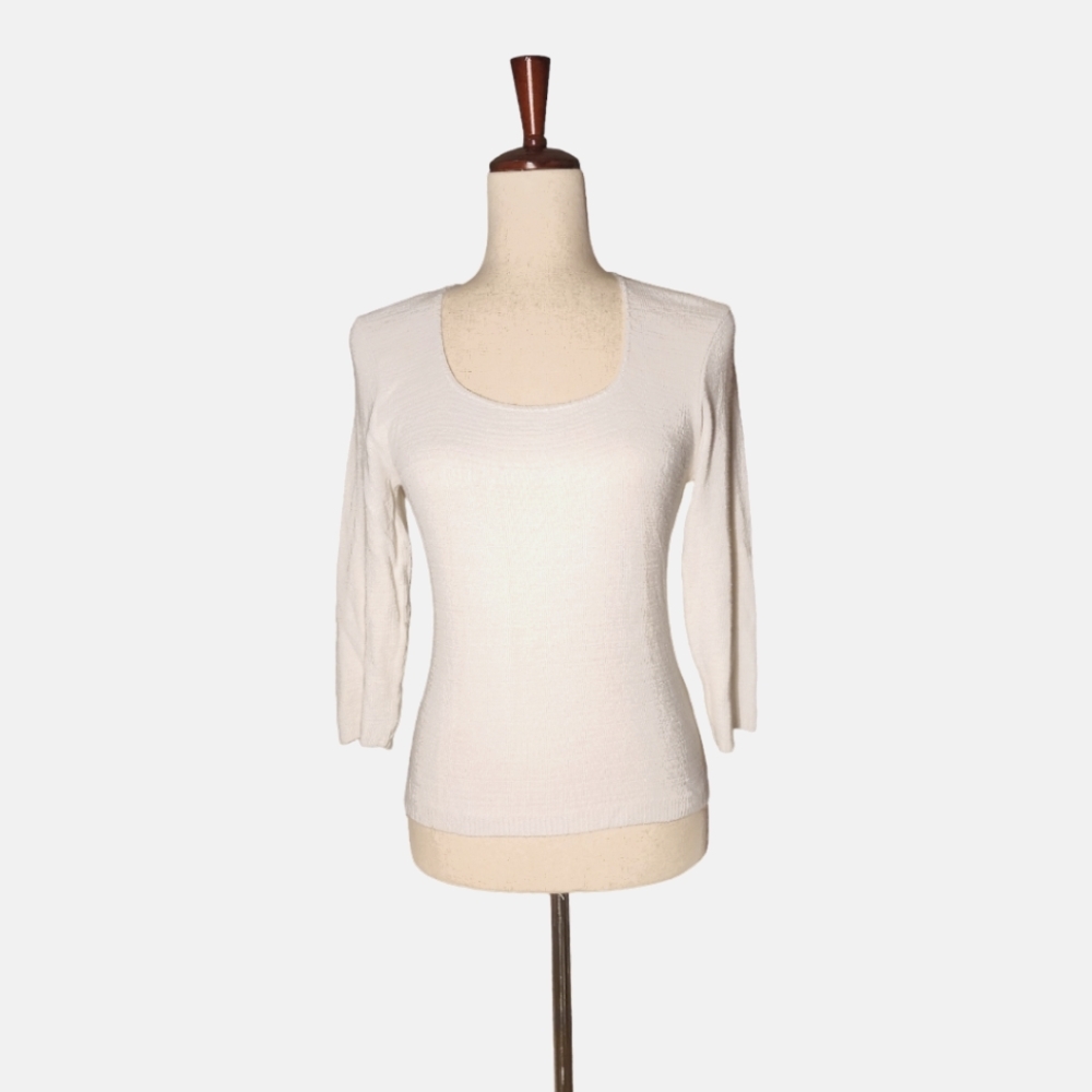Great American Sweater, vintage 90's, white, large